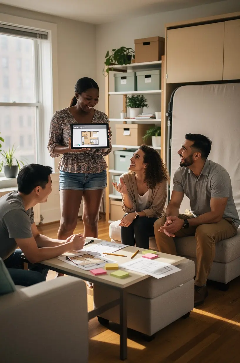 Understanding clutter's impact on small apartment spaces